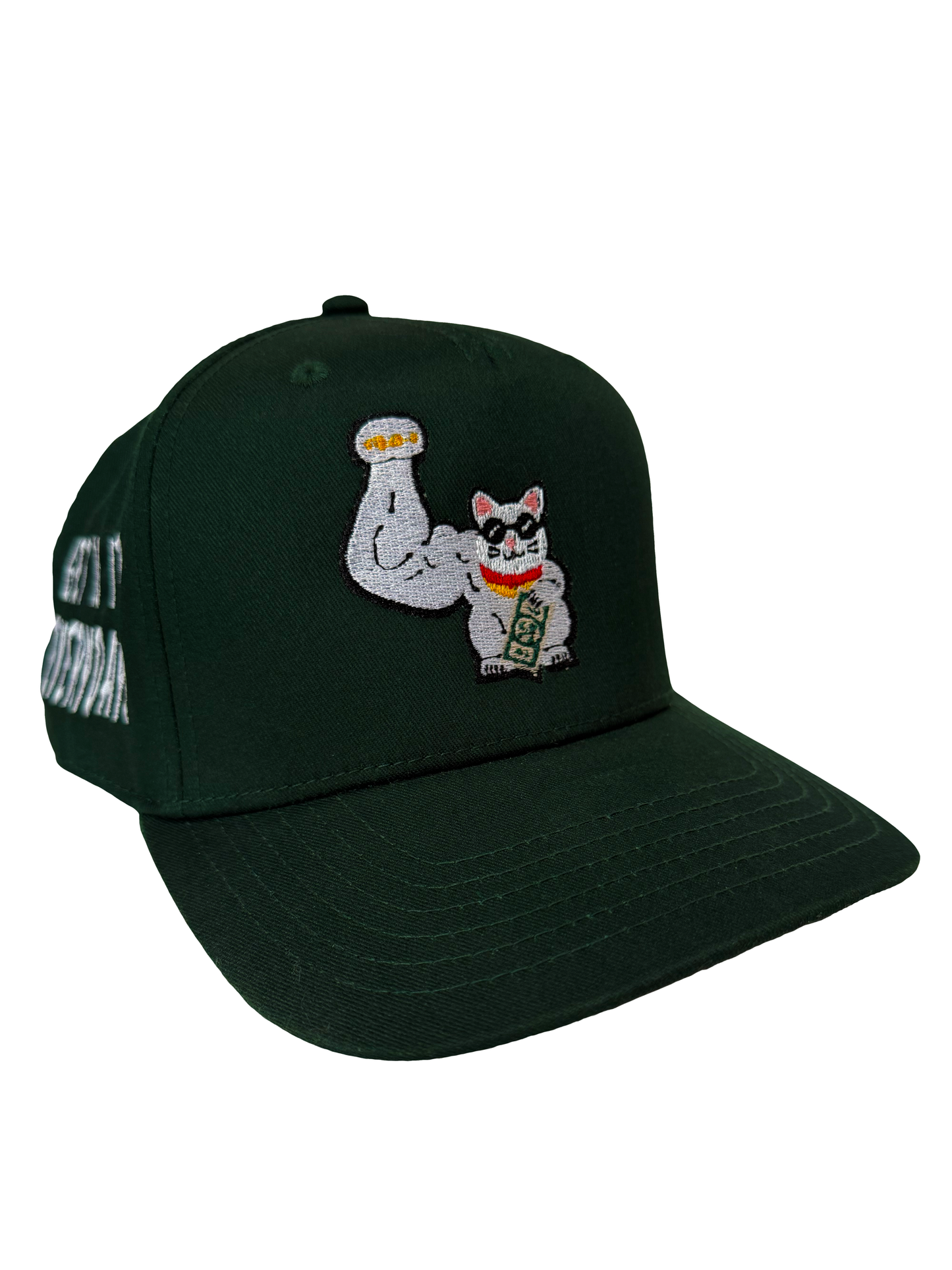 "Flexed Up Lucky Cat" Snap-Back Hat